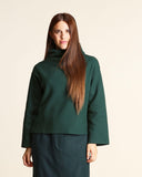 Maglia in jersey effetto lana cotta