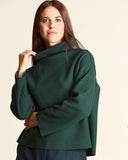 Maglia in jersey effetto lana cotta