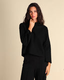 Maglia in jersey effetto lana cotta