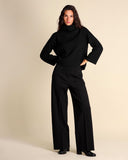 Maglia in jersey effetto lana cotta