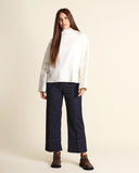 Maglia in jersey effetto lana cotta