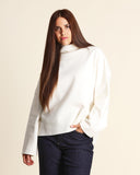 Maglia in jersey effetto lana cotta