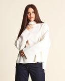 Maglia in jersey effetto lana cotta