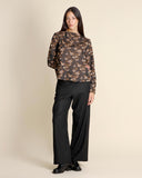 Maglia jacquard in jersey