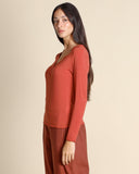 Modal and cashmere jersey sweater