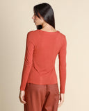 Modal and cashmere jersey sweater