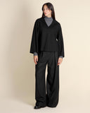 Maglia in jersey effetto lana cotta