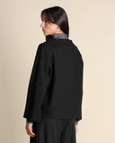 Maglia in jersey effetto lana cotta