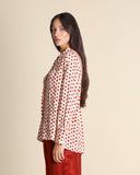 Camicia in twill di viscosa