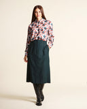 Camicia in twill di viscosa