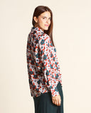 Camicia in twill di viscosa