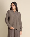 Camicia in crepe di misto seta