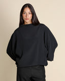 Blusa in crepe di misto seta