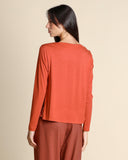 Blusa in bimateriale