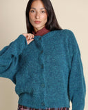 Cardigan in misto alpaca