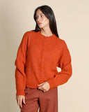 Cardigan in misto alpaca