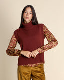 Gilet in misto lana, viscosa e cachemire