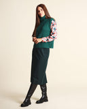 Gilet in lana, viscosa e cachemire