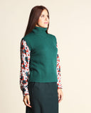 Gilet in lana, viscosa e cachemire