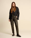 Cardigan in jersey di misto cotone