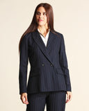 Giacca doppiopetto gessata