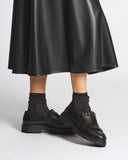 Mocassini con frangia e borchie