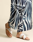 Sandali bassi in pelle