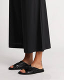 Sandali bassi in pelle