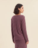 Cotton-blend jersey top