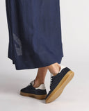 Sneakers in pelle scamosciata