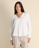 Blusa in misto seta