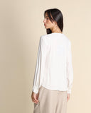 Blusa in misto seta
