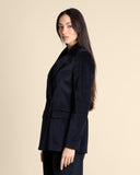 Giacca doppiopetto in velluto a coste