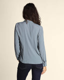 Camicia in crepe di misto seta