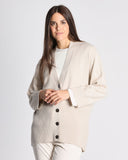 Maxi cardigan in cashmere