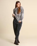 Maglia jacquard in alpaca