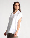 Camicia in lino e viscosa