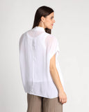 Camicia in lino e viscosa