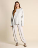 Maglia over in viscosa e lana