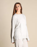 Maglia over in viscosa e lana