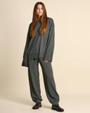 Maglia over in viscosa e lana