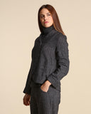 Giacca  spinata in misto lana