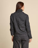 Giacca  spinata in misto lana