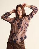 Camicia in georgette di viscosa