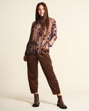 Camicia in georgette di viscosa