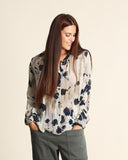 Camicia in georgette di viscosa