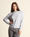 Maglia in modal, cachemire e cotone