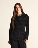 Giacca in velluto di cotone e viscosa