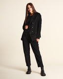 Giacca in velluto di cotone e viscosa