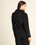 Giacca in velluto di cotone e viscosa